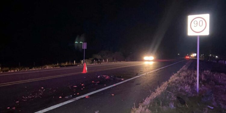 El conductor de la moto llamó a los servicios de emergencias tras el accidente.
