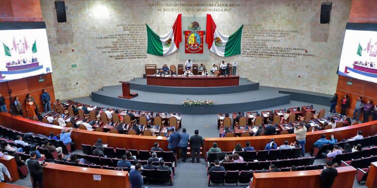Foto: Congreso de Oaxaca // El pleno del Congreso da su anuencia a plan económico de municipios para 2025.