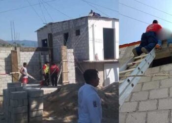 Se electrocuta trabajador de la construcción en Huatulco