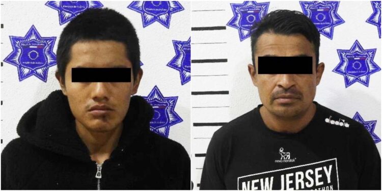Los uniformados detuvieron a Rubén A. R. A. Y Alejandro J. L. J.