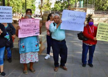 Foto: Luis Cruz – archivo // Extrabajadores demandan ser indemnizados conforme a la ley.