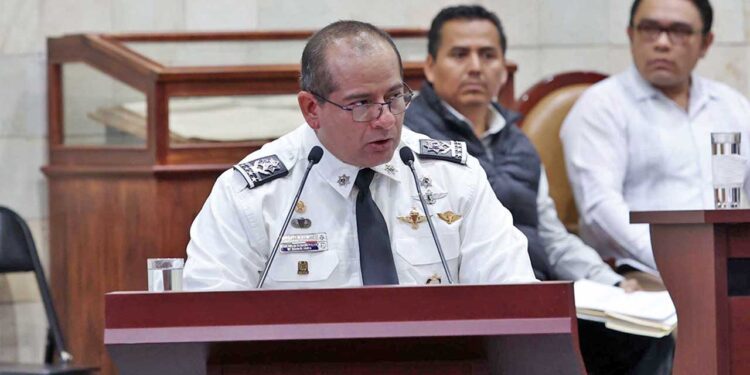 Foto: Luis Alberto Cruz // Iván García Álvarez, titular de la Secretaría de Seguridad y Protección Ciudadana, compareció este miércoles ante legisladores.