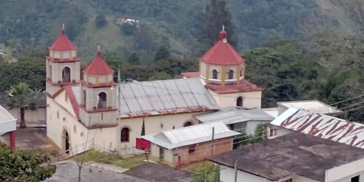 La iglesia de Agua de Niño, Zoquiapam.