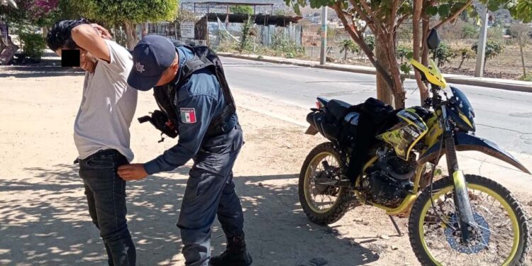La unidad fue interceptada Durante una revisión en un puesto de control.