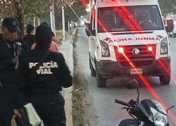 Los afectados fueron atendidos por paramédicos de la Cruz Roja Mexicana.