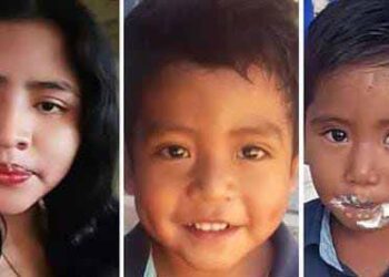 Buscan a madre e  hijos desaparecidos
