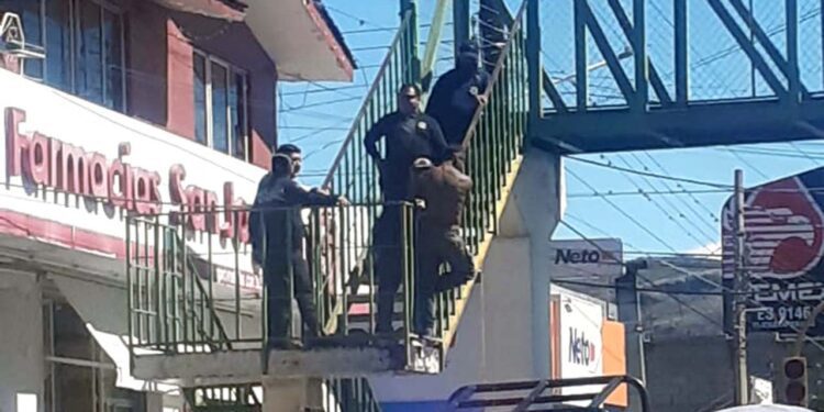 Los hechos ocurrieron cuando en un domicilio ubicado la calle Adolfo López Mateos.