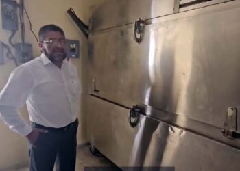 Foto: Tomado de video // Los refrigeradores para cadáveres, inservibles.