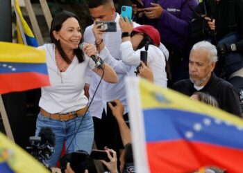 María Corina Machado detenida y liberada en jornada de protestas en Venezuela