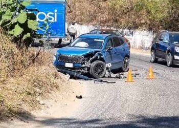 Accidente vehicular  en Carretera Costera