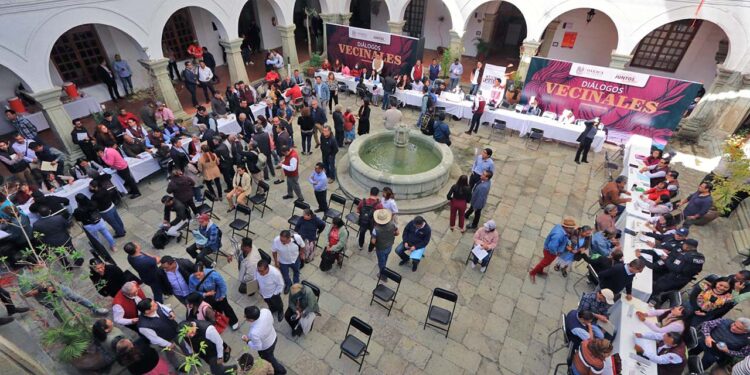 Foto: Adrián Gaytán // Nutrida asistencia ciudadana al inicio de los Diálogos Vecinales.