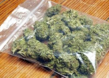 Sorprenden a joven con marihuana; queda detenido.