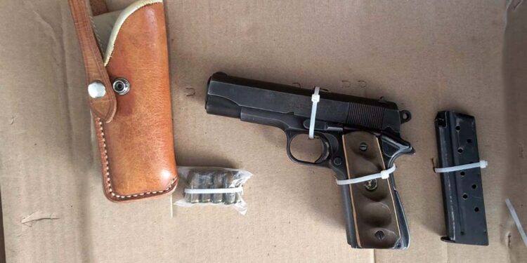 Todas las armas quedaron a disposición de la Fiscalía General de la República (FGR).