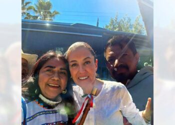 Tania Pimentel y autoridades hicieron esta petición a la mandataria federal en su visita a esta región.