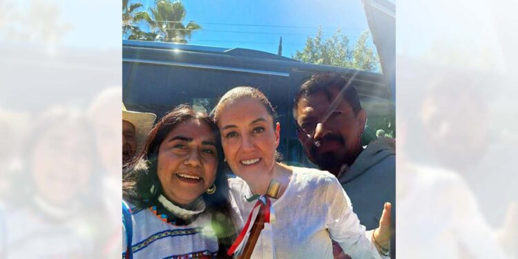 Tania Pimentel y autoridades hicieron esta petición a la mandataria federal en su visita a esta región.
