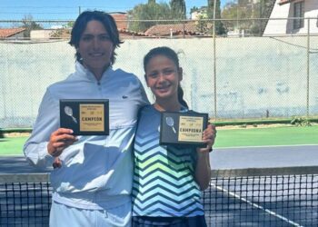 Marella y Matías Cruz Rava, comandan la selección estatal de tenis