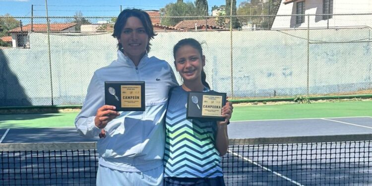 Marella y Matías Cruz Rava, comandan la selección estatal de tenis
