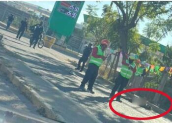 ¡Sangriento accidente en Xoxocotlán! Mujer muere atropellada presuntamente por taxista