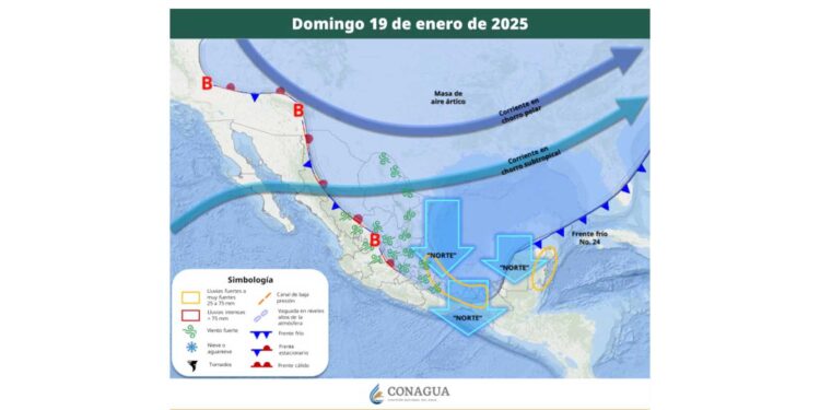 ¡Alerta climática! Frente Frío 24 traerá heladas y fuertes vientos este domingo 19 de enero