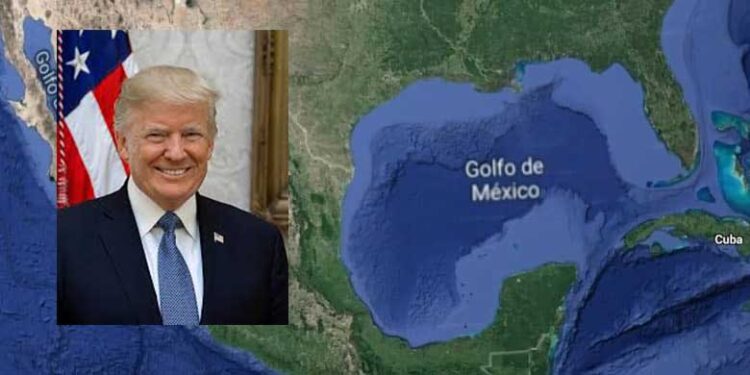 Trump propone renombrar el Golfo de México como “Golfo de América”