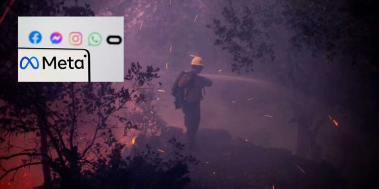 Meta activa el Safety Check en Facebook ante devastadores incendios en Los Ángeles