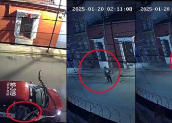 VIDEO | ¡’Ratas’ en acción! Exhiben a presuntos taxistas atracando en Centro Histórico de Oaxaca