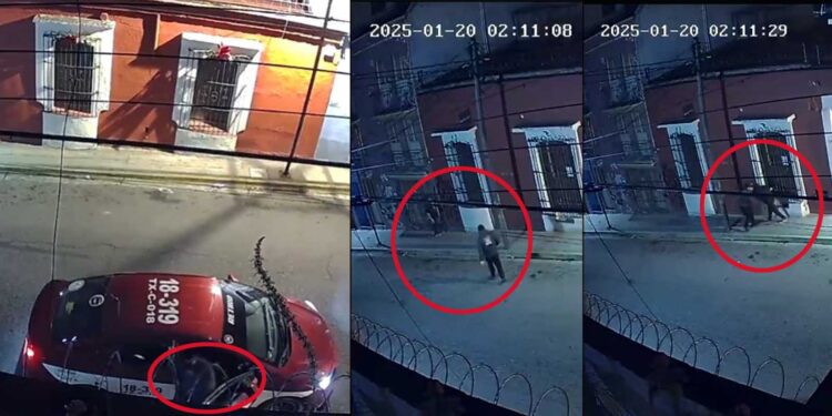 VIDEO | ¡’Ratas’ en acción! Exhiben a presuntos taxistas atracando en Centro Histórico de Oaxaca