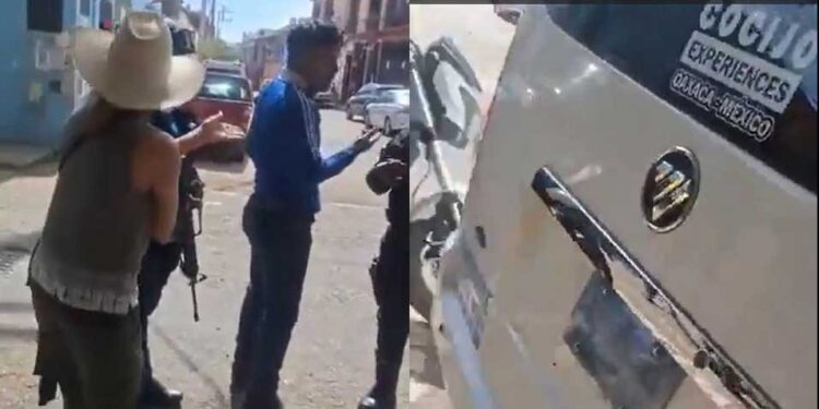 VIDEO | ¡Escándalo en Oaxaca! Guía turístico retiene equipaje de extranjeros y exige 6 mil pesos para devolverlo