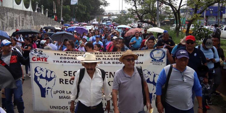 La Sección 22 se moviliza HOY en Oaxaca ¿A qué hora?