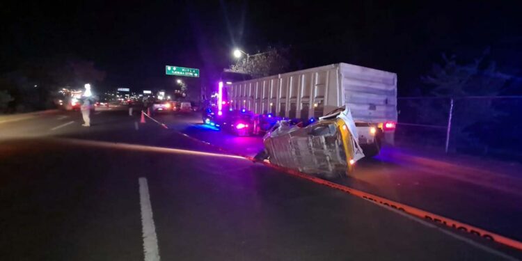 El trágico accidente ocurrió a la altura de la Unidad Deportiva El Cerrito.