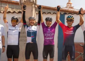 Moisés Ramírez fue el vencedor de la carrera de ruta.