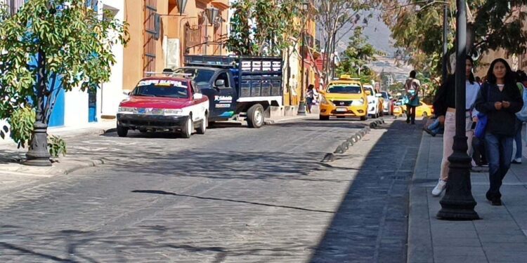 Fotos: Lisbeth Mejía Reyes // El ciclo carril de García Vigil, se encuentra deteriorado y sin atención de las autoridades.