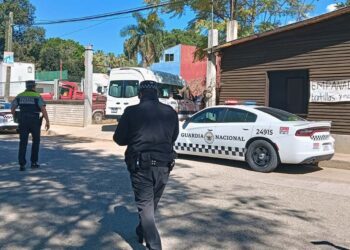La Guardia Nacional realiza operativos constantes en las carreteras.