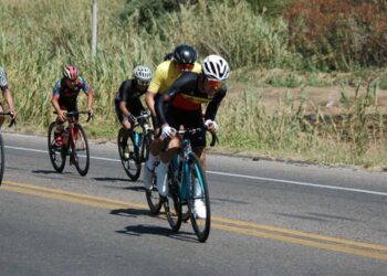 Las acciones del ciclismo de ruta se celebraron en el libramiento de El Tule.