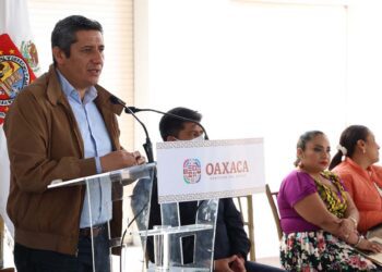 Presentaron la conferencia matutina del Gobierno del Estado, realizada en Huajuapan.