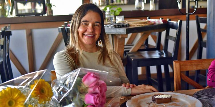 Fotos: Rubén Morales // Silvia Orvañanos en todo momento lució radiante y feliz.