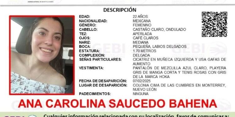 Hallan sin vida a Ana Carolina Saucedo en el Cerro de las Mitras: Trágico final tras días de intensa búsqueda