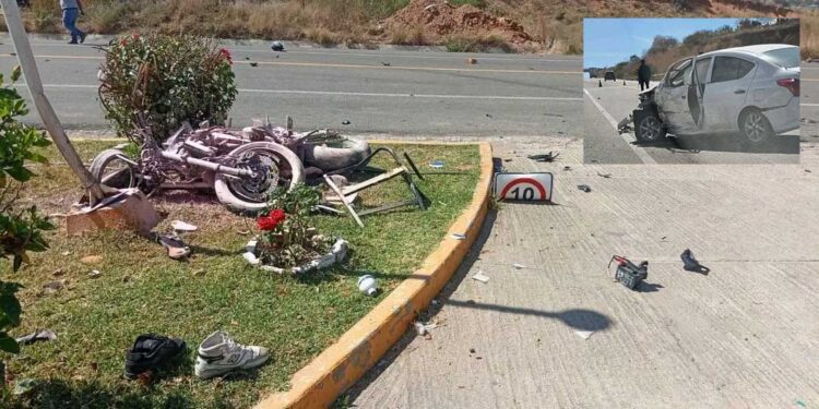 Fatal accidente en la Carretera Federal 175 deja un adolescente muerto y un herido grave
