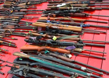 Foto: Adrián Gaytán // Aseguran más armas de fuego en la entidad.