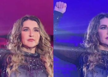 VIDEO: ¿Alicia Villarreal pidió ayuda tras su concierto? La cantante cierra show con señal de auxilio por violencia