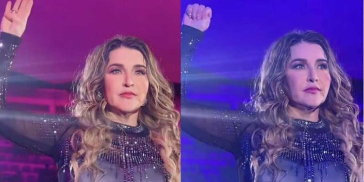 VIDEO: ¿Alicia Villarreal pidió ayuda tras su concierto? La cantante cierra show con señal de auxilio por violencia