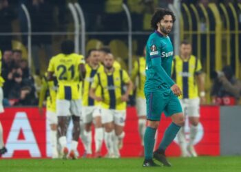 César ‘Chino’ Huerta, sin suerte en la Europa League