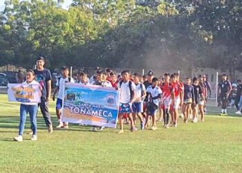 Inició la fiesta deportiva en San Pedro Pochutla