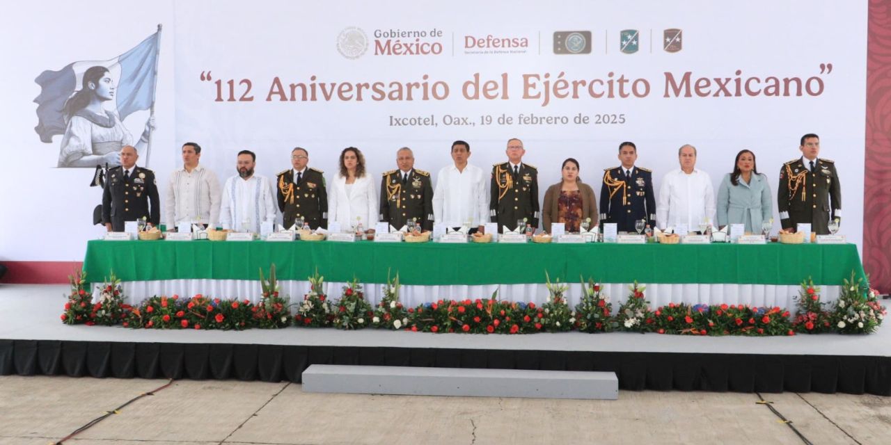 “Nos debemos al pueblo”, dicen García Rincón; celebran el Día del Ejército en la 28 Región Militar con sede en Ixcotel. Noticias en tiempo real
