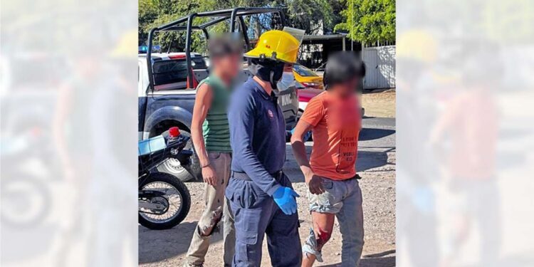 Dos lesionados deja accidente.
