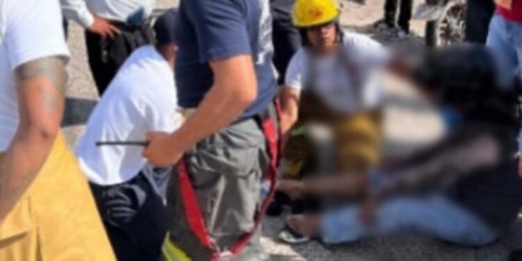 El accidente ocurrió cuando ambos circulaban por la carretera que comunica de Huajuapan a Mariscala de Juárez.