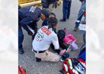 Elementos de la Policía Vial Estatal tomaron conocimiento del percance.