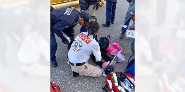Elementos de la Policía Vial Estatal tomaron conocimiento del percance.