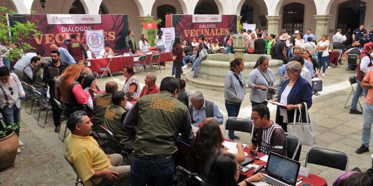 Foto: Adrián Gaytán // Este miércoles se llevó a cabo la jornada de Diálogos Vecinales en el Municipio.
