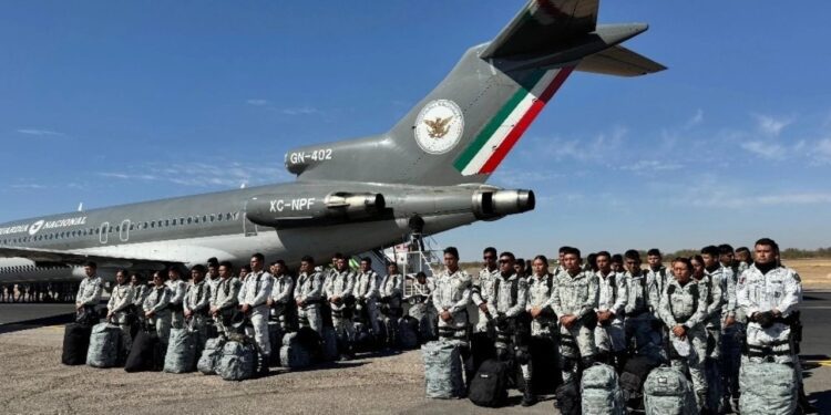 Refuerzan la frontera: Más de 120 elementos de la Guardia Nacional llegan a Ciudad Juárez